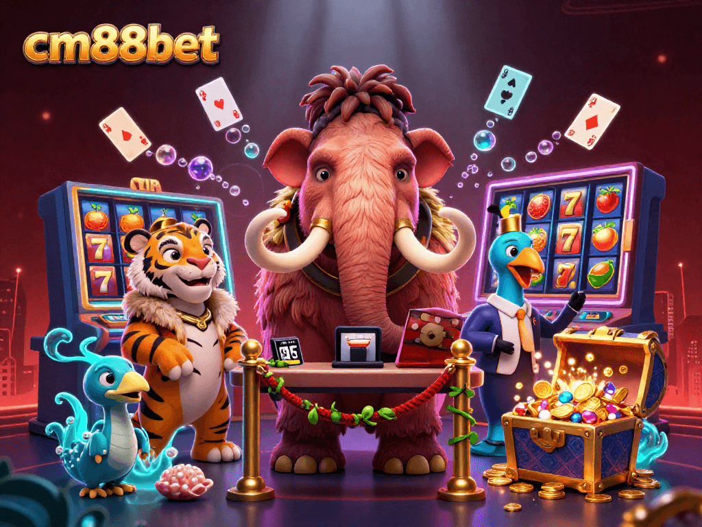 Experience thrilling moments at cm88bet while winning big with vibrant casino graphics.