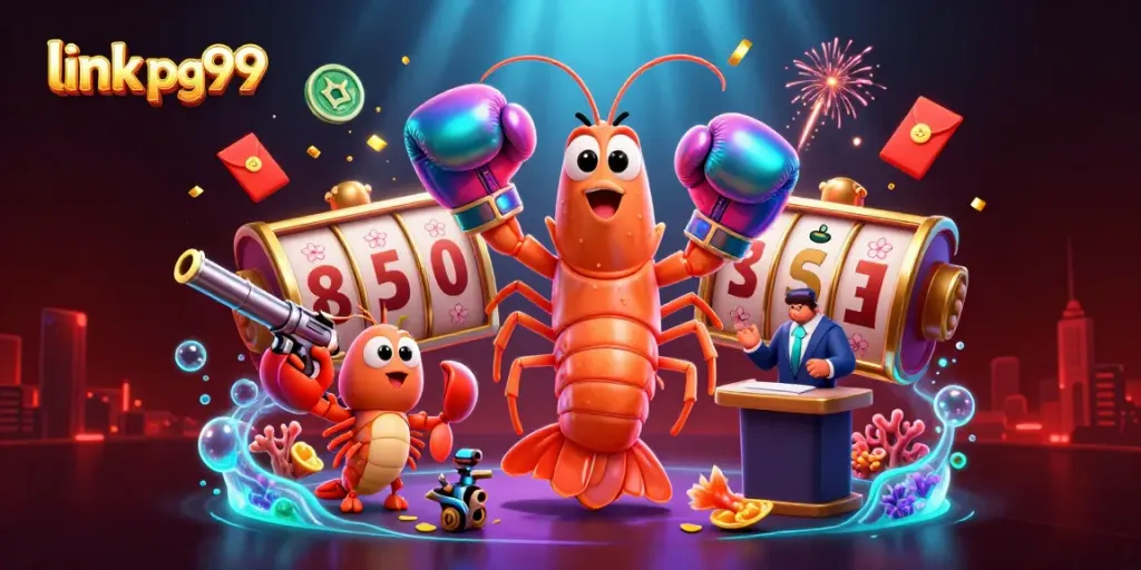 Engage in vibrant gaming fun at link pg99 with dynamic characters and festive casino elements.