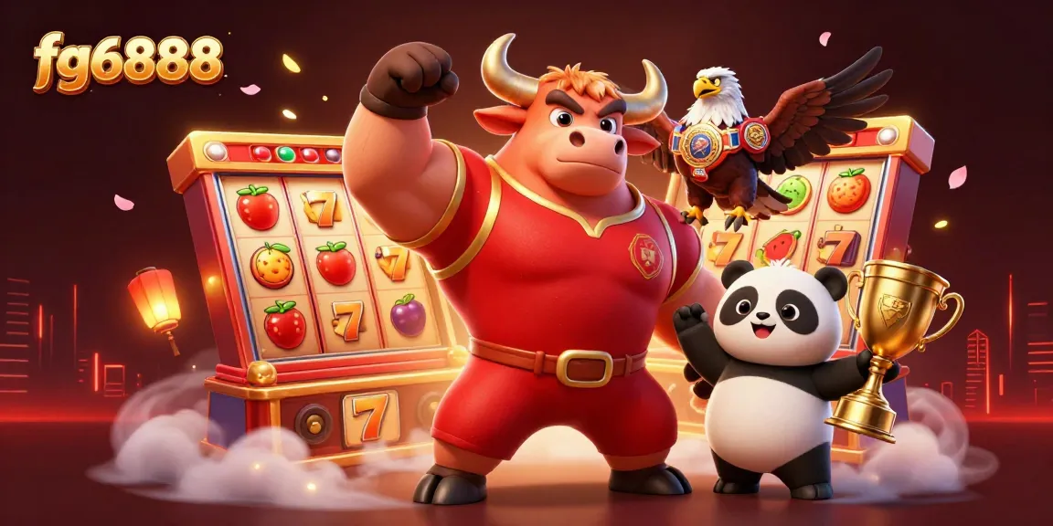 fg6888 cùng chú bò 3D chiến thắng giữa những slot máy và biểu tượng may mắn