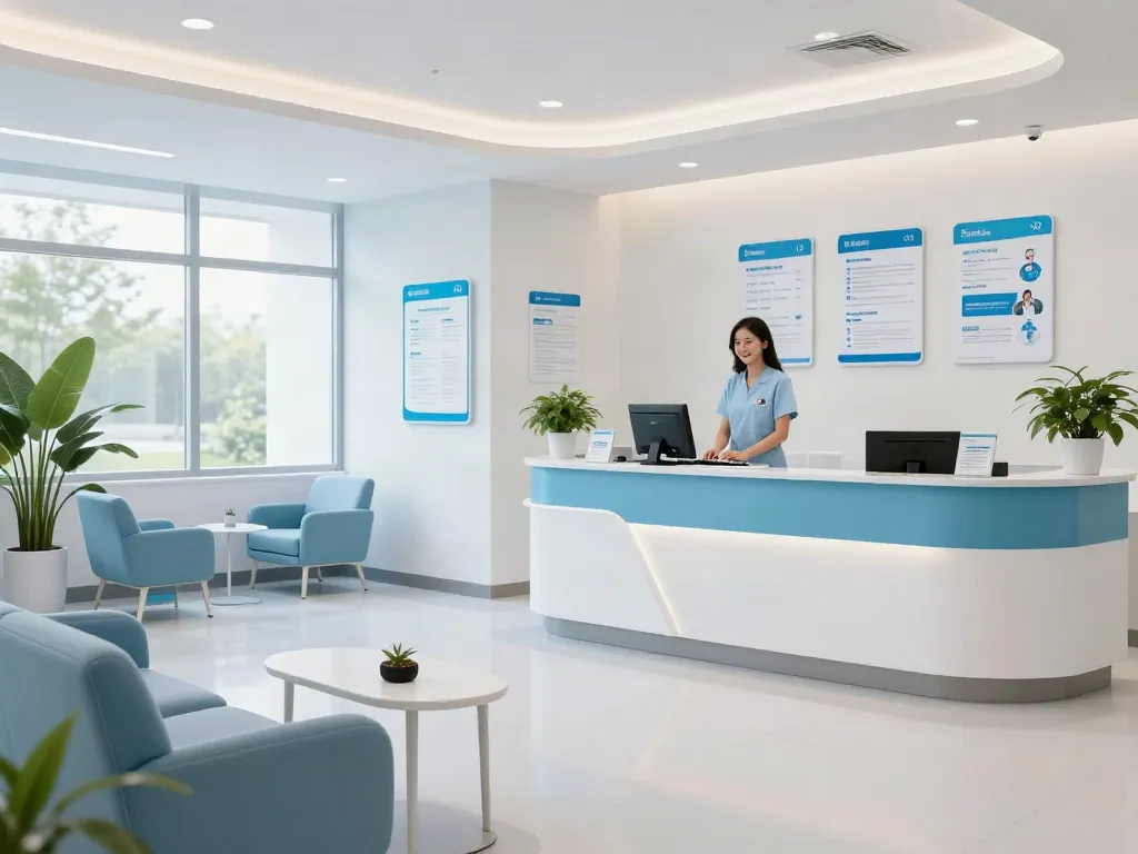Link togel healthcare services at a modern clinic, showcasing patient care and medical consultation in a welcoming environment.