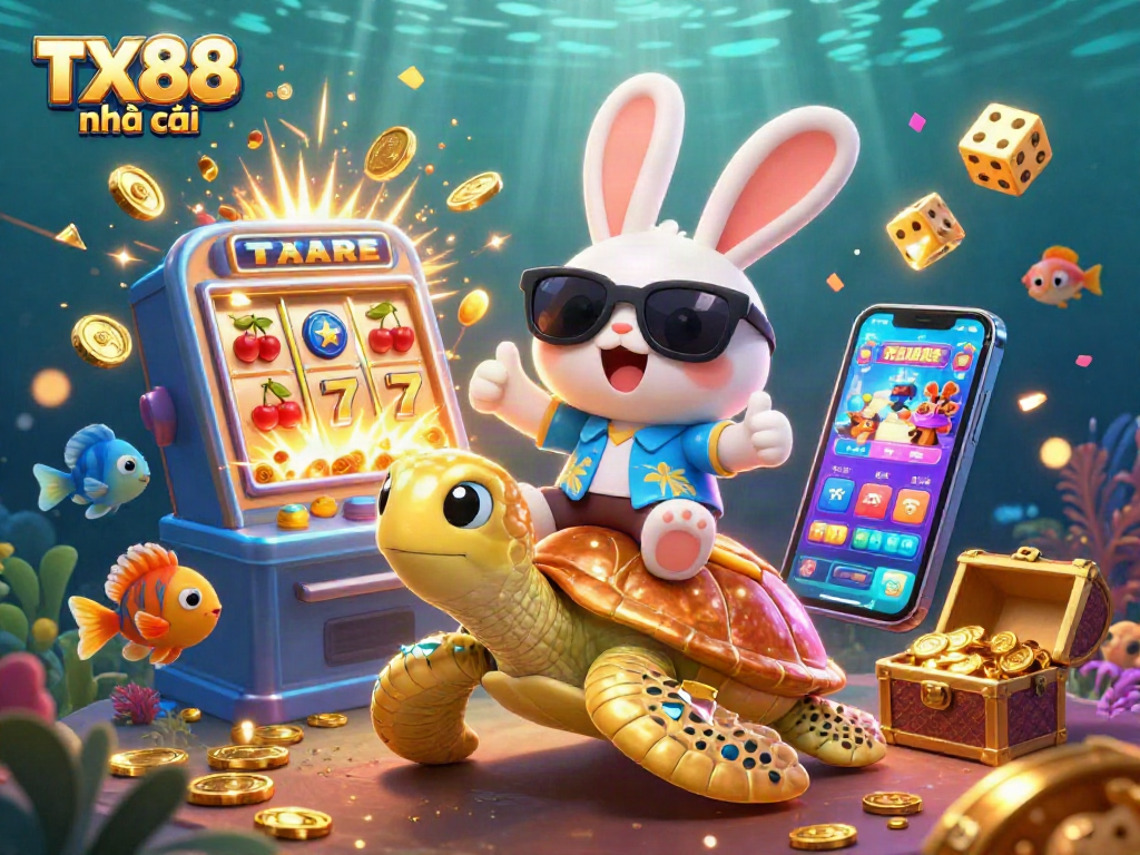 Join the excitement at TX88 nhà cái, enjoying vibrant gaming amidst a treasure-filled adventure!