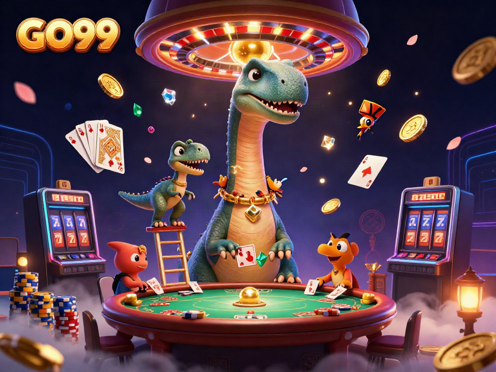 Join the exciting action at GO99 casino with playful characters and winning games.