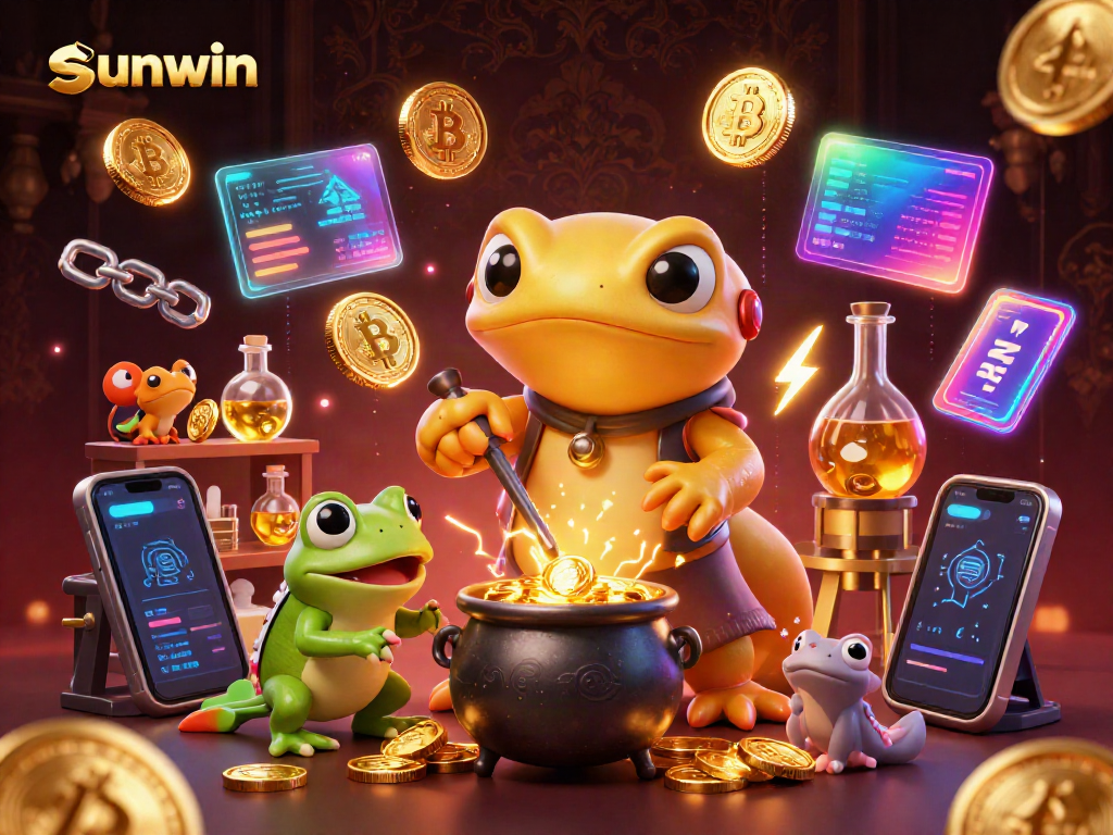 Engage in thrilling gaming with sunwin as golden salamander alchemist creates digital riches.
