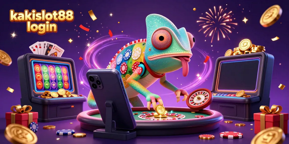 Mengakses kakislot88 login dengan keseruan koin emas berjatuhan di kasino virtual.