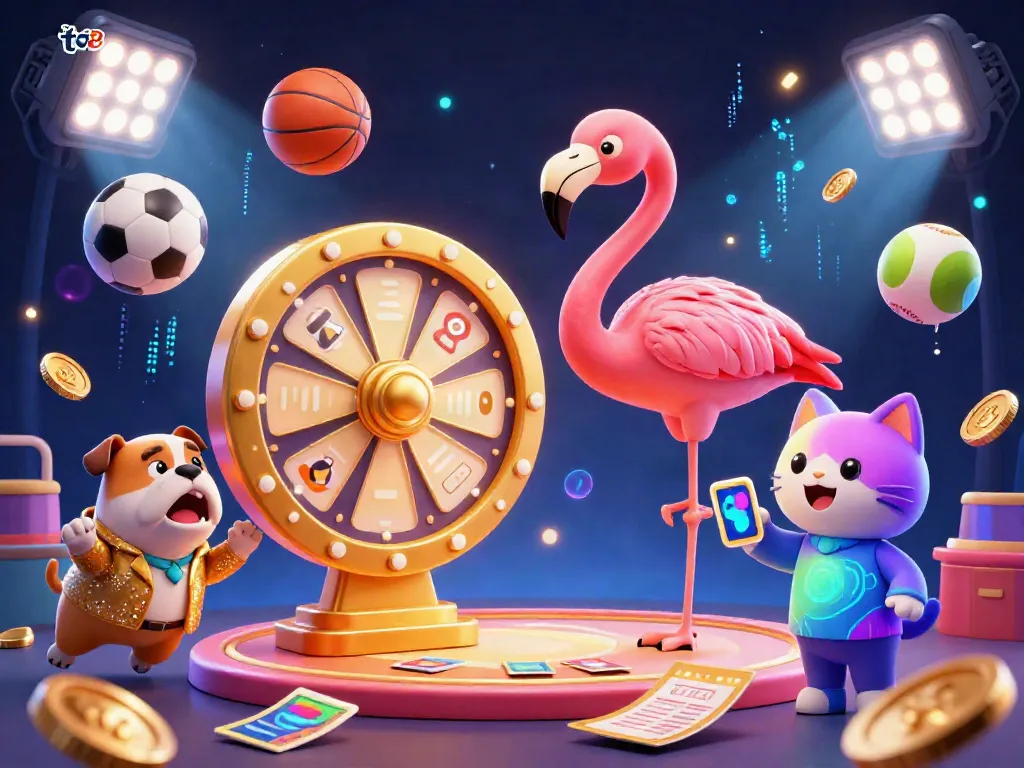 Experience thrilling gaming action at tg88 with vibrant casino characters and dynamic sports elements.