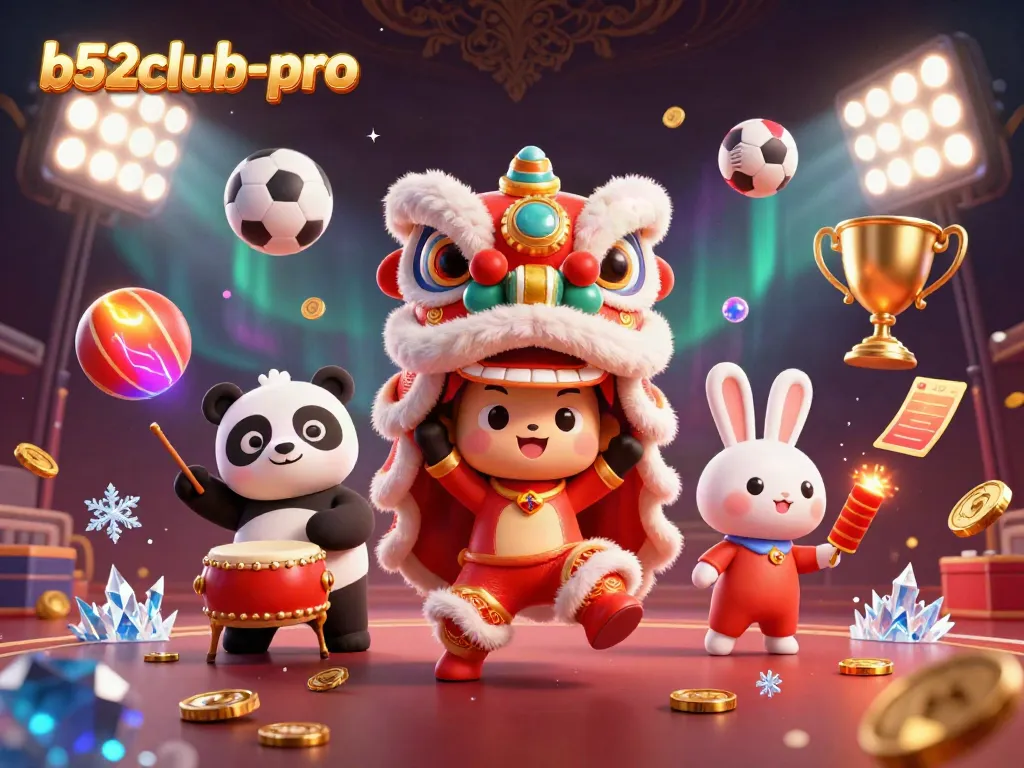 Experience thrilling action with b52club-pro featuring lively cartoon characters in an exciting casino scene.