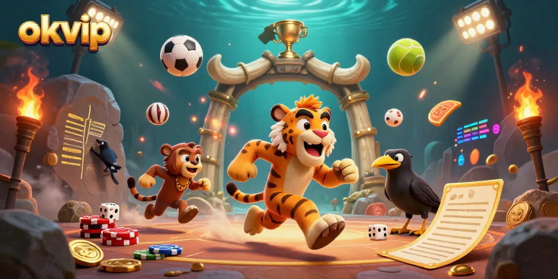 Engage with exciting gambling action at okvip with its vibrant prehistoric casino scene.