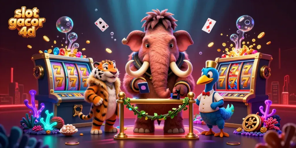 Slot gacor 4d: Mammoth bouncer di kasino memeriksa identitas tamu VIP berlapis emas