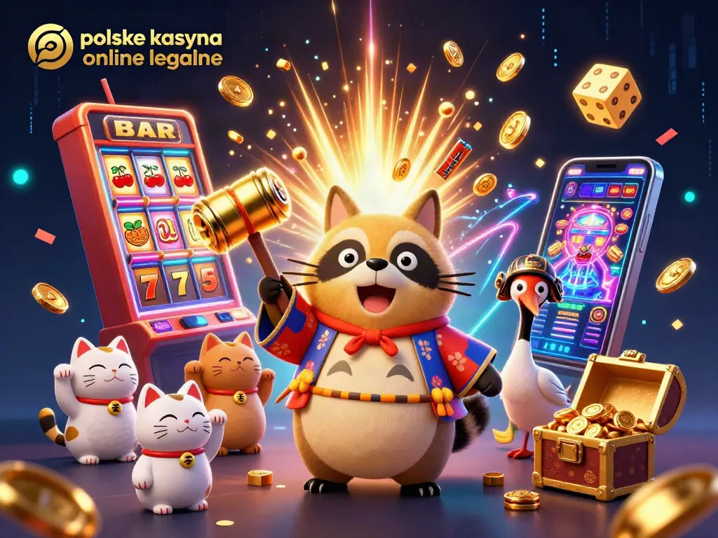 Experience the excitement of polskie kasyna online legalne with energetic characters and jackpot scenes.