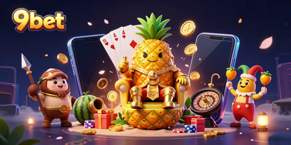 Experience exciting gameplay at 9bet with vibrant 3D casino characters and dynamic gaming elements.