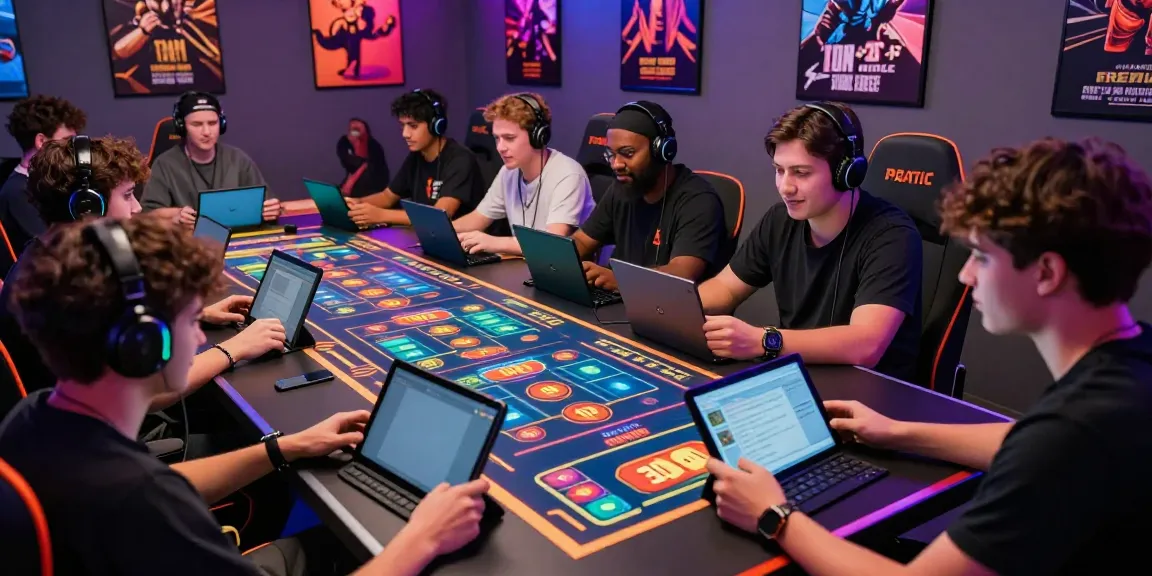 Exciting gaming scene at https://man881.jp.net/ showcasing players engaged in electronic betting.