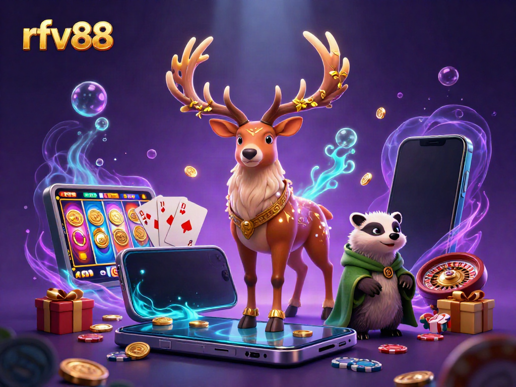 Engage with the rfv88 slot gaming experience alongside a Celtic druid and a wise badger.