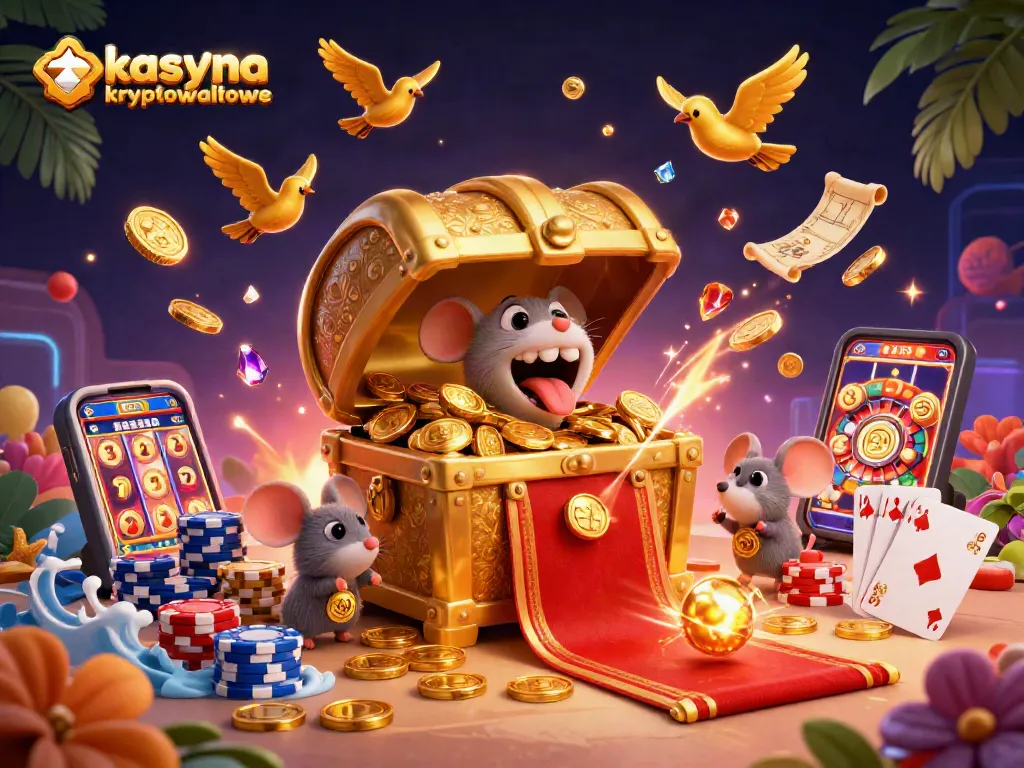 Experience the thrill of kasyna kryptowalutowe with rich visuals of adventure and wealth.