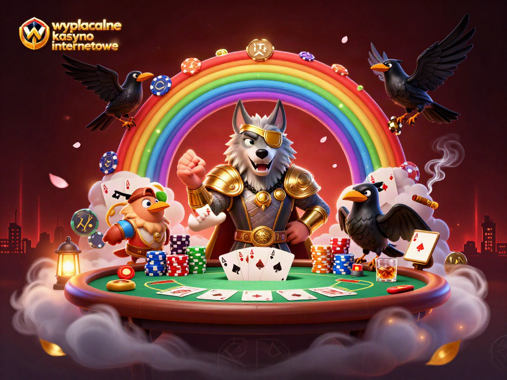 Experience epic gaming with wypłacalne kasyno internetowe illustrated through Norse mythology in a vibrant casino setting.