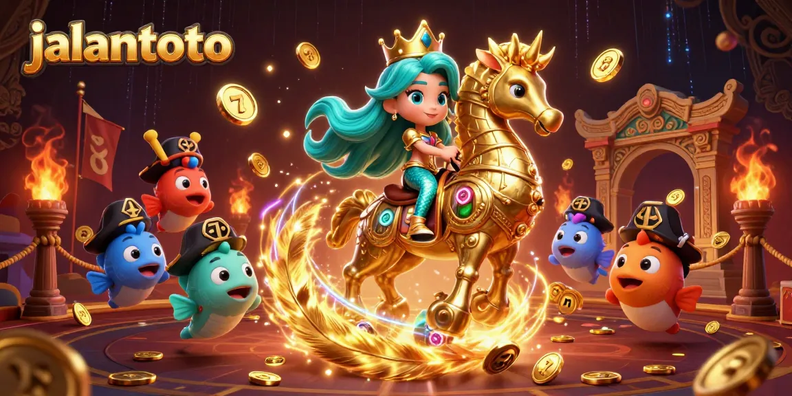 Engage with jalantoto's vibrant casino world, featuring exciting slot elements and dynamic characters.