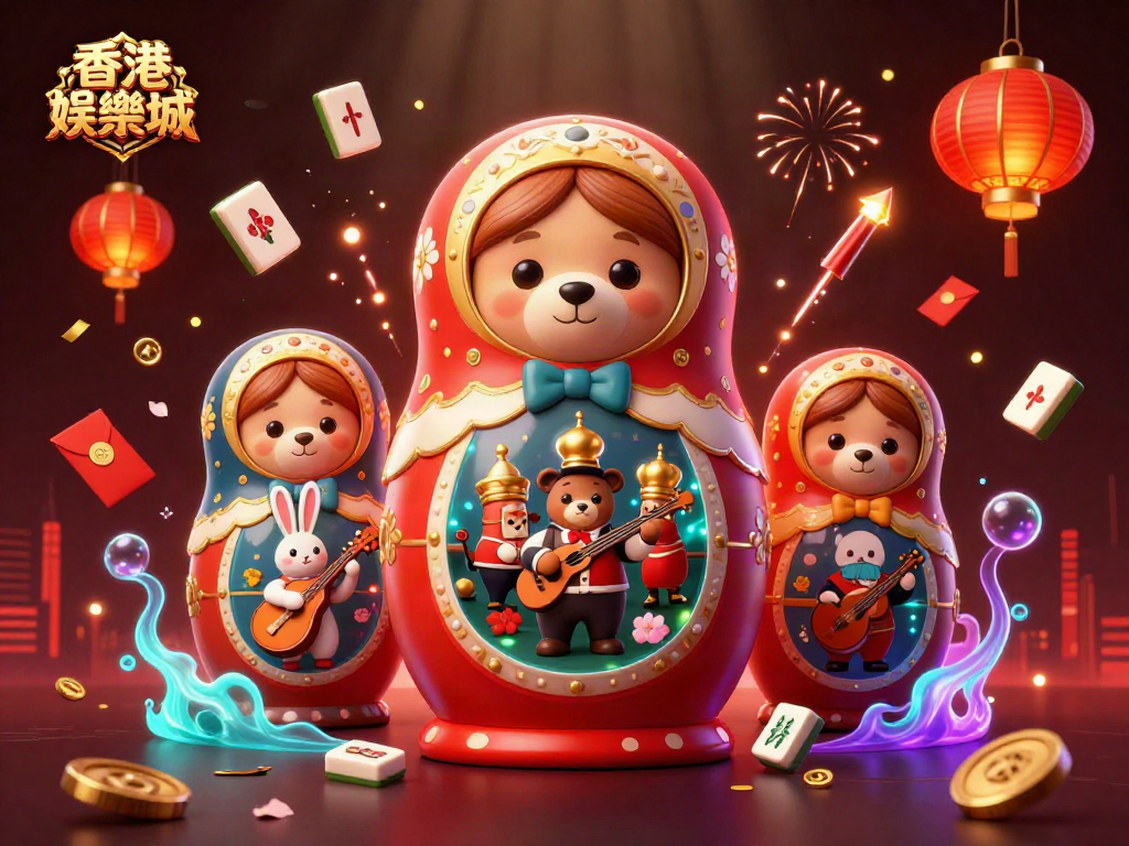 在香港娛樂城體驗精彩遊戲,3D插圖展現獨特角色與閃耀元素。